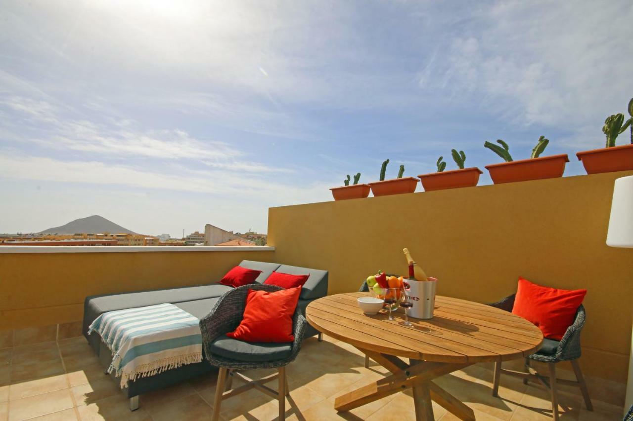 Апартаменти La Perla By Rentmedano Superb Luxury Duplex, Private Roof Terrace, Ocean View, Pool, Wifi And Parking Ель-Медано Екстер'єр фото